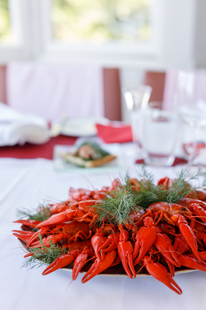Restaurant NJK crayfish platter